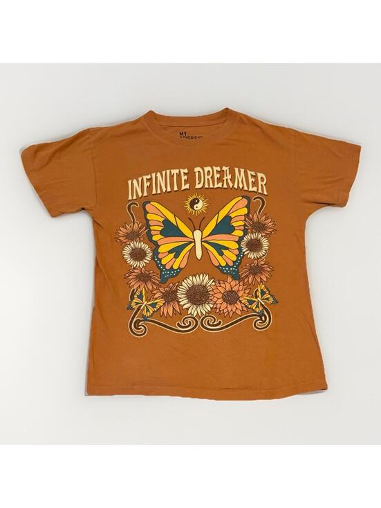 Tops - My Boyfriend Infinite Dreamer Woman’s V-Neck T Shirt Woman’s Size Small Brown